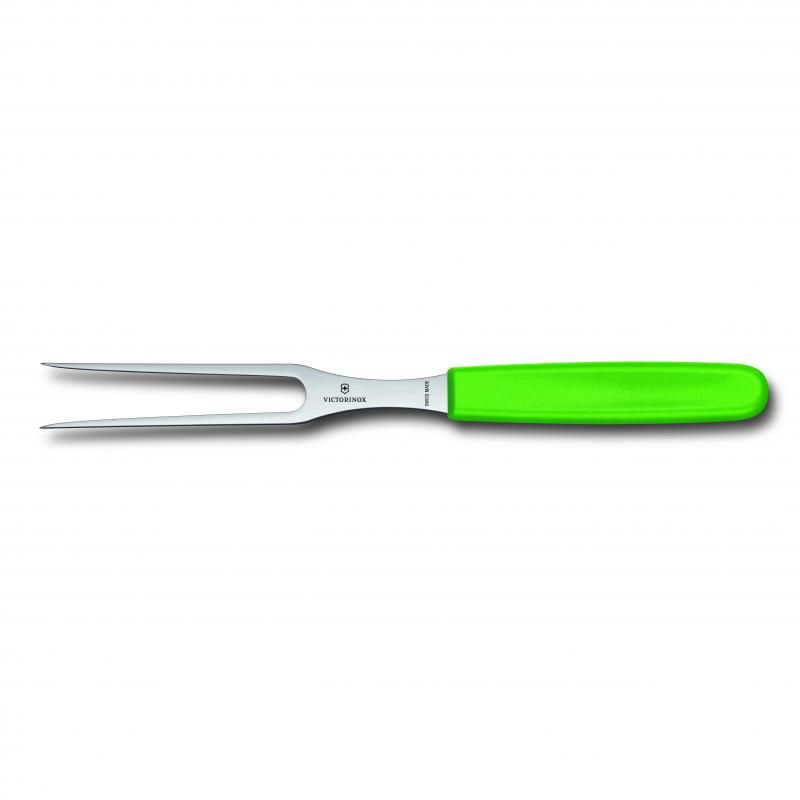 Victorinox Carving Fork Flat Tines 15cm | Green