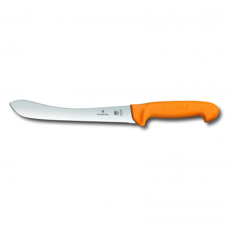 Victorinox Swibo Butchers Knife,17cm Wide Tip Blade - Yellow