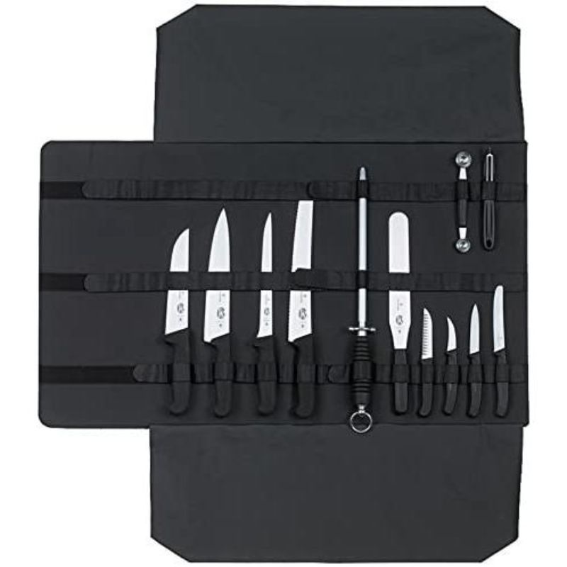 Victorinox Cutlery Roll, 48cm, Empty,Dark Grey (82cm Open)