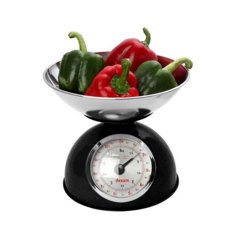 KITCHEN SCALES - DEXAM RETRO (BLACK)