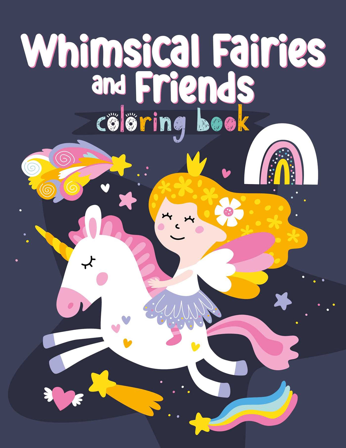 Whimsical Fairies Coloring Book