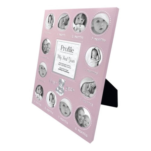 First Year Blue Metal Baby Frame 13 Photos - Type 2