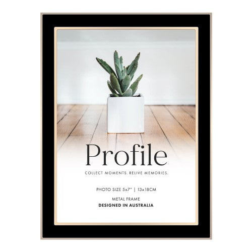 Eternal Black/Rose Gold Metal Photo Frame - Type 1