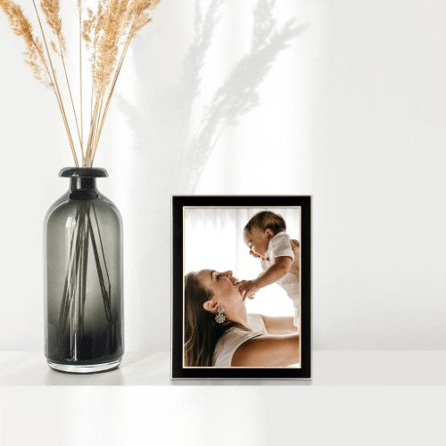 Eternal Black/Rose Gold Metal Photo Frame - Type 1