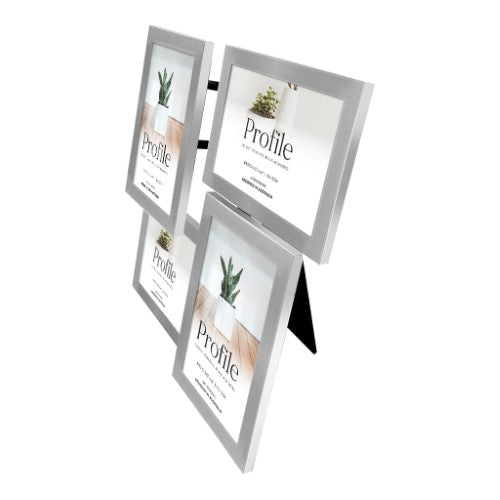 Eternal Silver Metal Collage Four Photo Frame