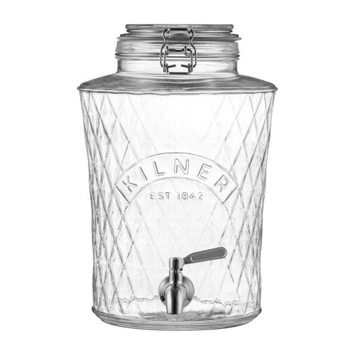 Dispenser with Stainless Steel Tap - KILNER Diamond (5L)