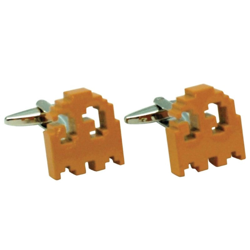 GDESIGN #3 CLYDE PAC-M ORANGE CUFFLINKS
