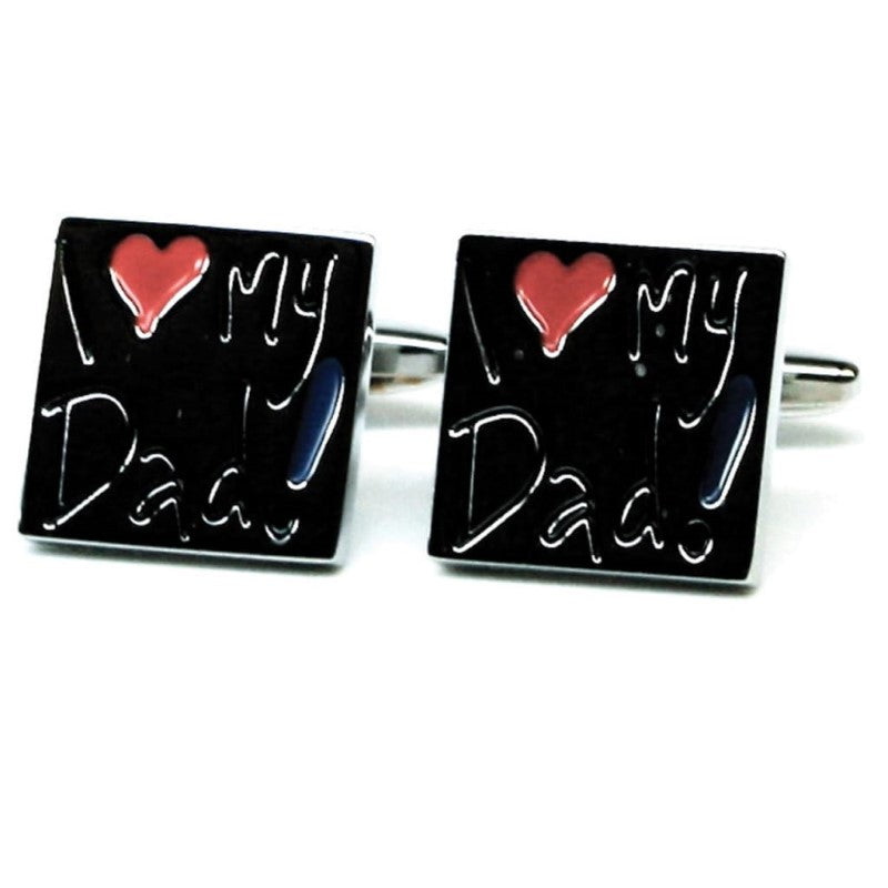 GDESIGN 248 I LOVE DAD CUFFLINKS