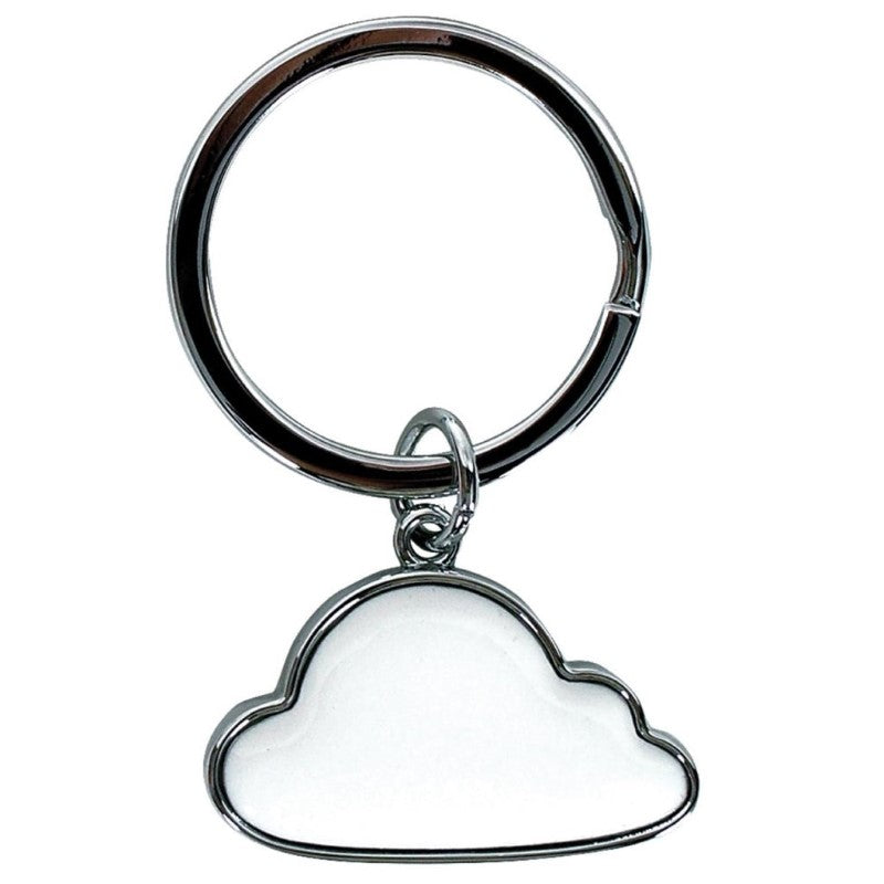 GDESIGN CLOUD SHAPE KEYRING WHITE