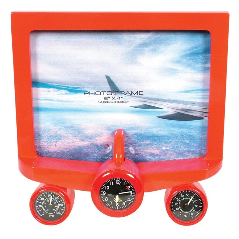 GDESIGN RETRO PLANE PHOTO FRAME RED