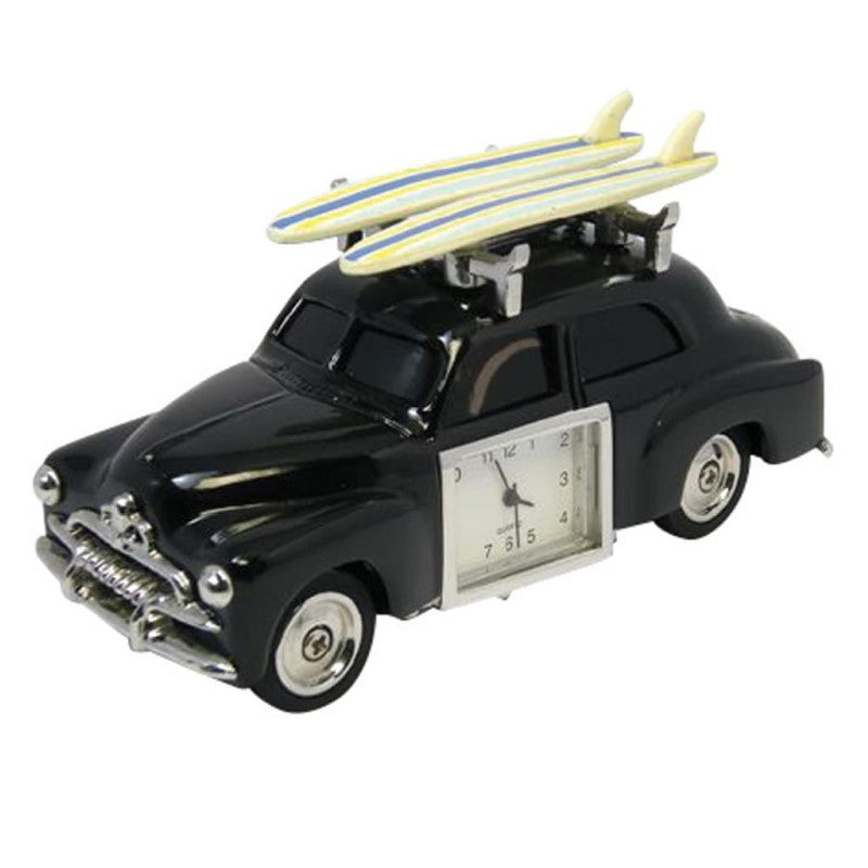 ARTEX RETRO SURF CAR WITH BOARDS CLOCK BLACK