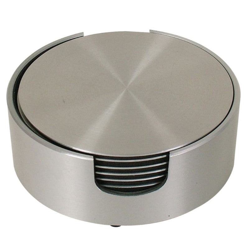 GDESIGN ROUND S/S COASTER HOLDER