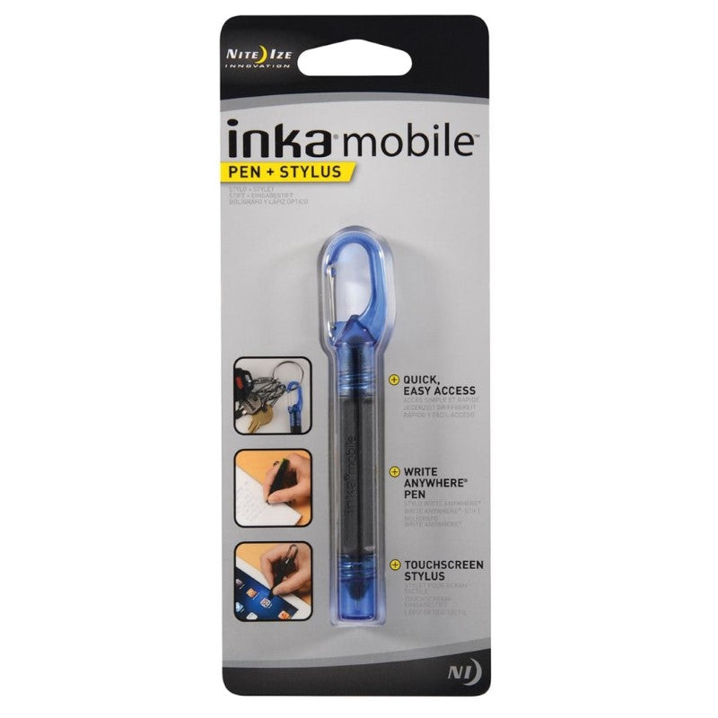 NITE IZE INKA MOBILE PEN + STYLUS - BLUE