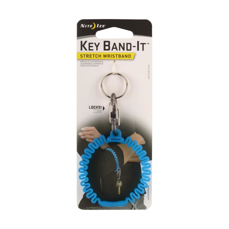 NITE IZE KEY BAND-IT STRETCH WRISTBAND - BLUE