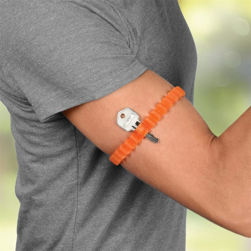 NITE IZE KEY BAND-IT STRETCH WRISTBAND - ORANGE