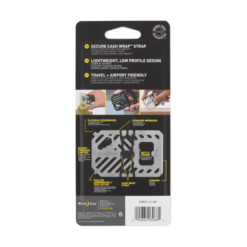 NITE IZE FIN. TOOL MULTI TOOL WALLET STAINLESS