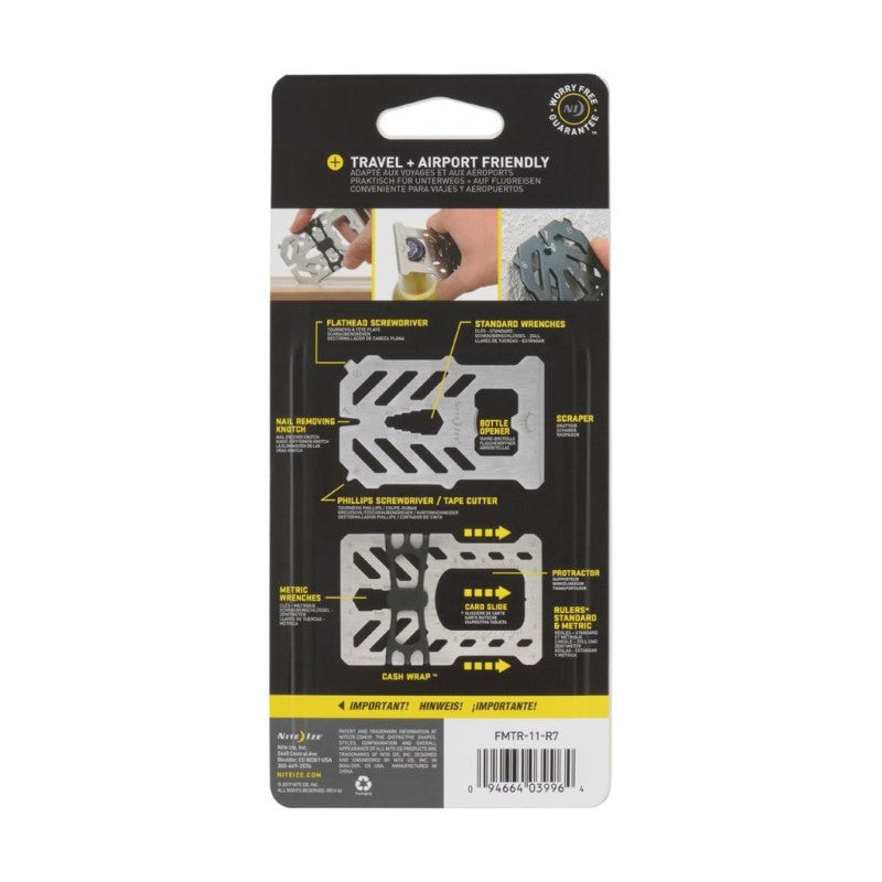 NITE IZE FIN. TOOL RFID BLOCKING WALLET STAINLESS