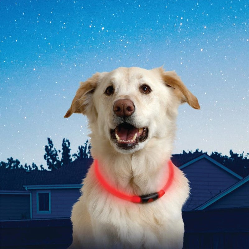 NITE IZE NITEHOWL LED SAFETY NECKLACE - RED