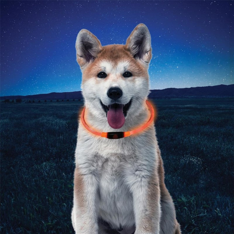 NITE IZE NITEHOWL LED SAFETY NECKLACE - ORANGE