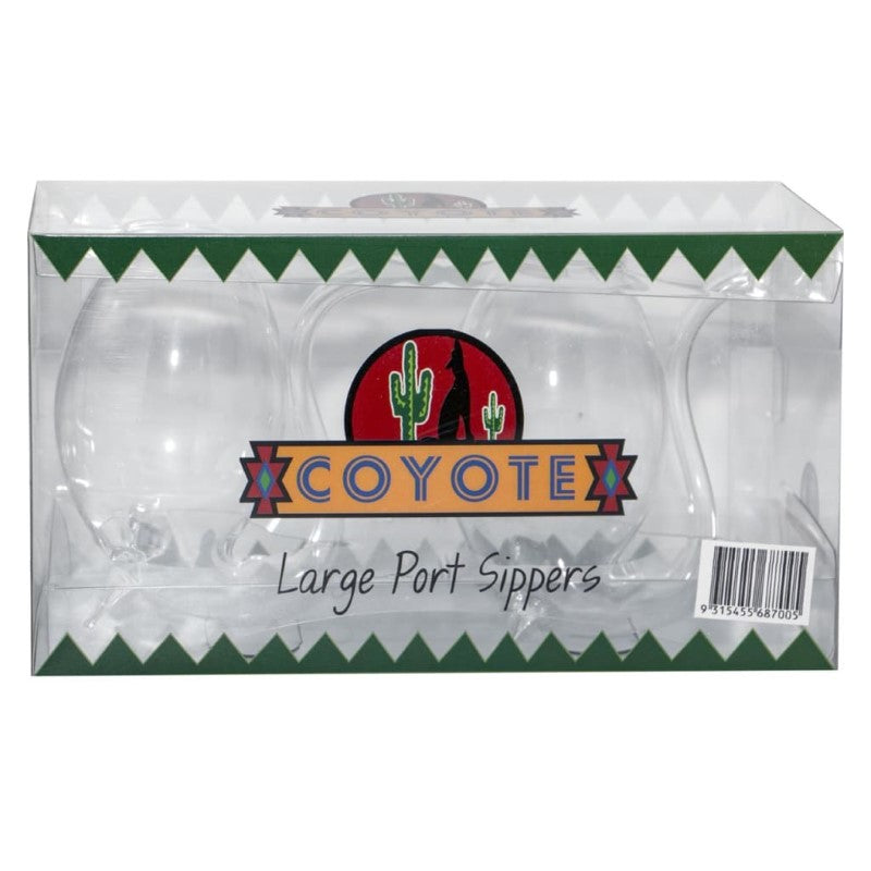 COYOTE LARGE PORT SIPPERS CLEAR 2PK