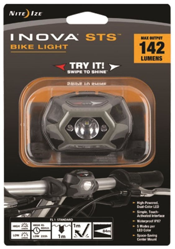 NITE IZE STS BIKE LIGHT CHARCOAL