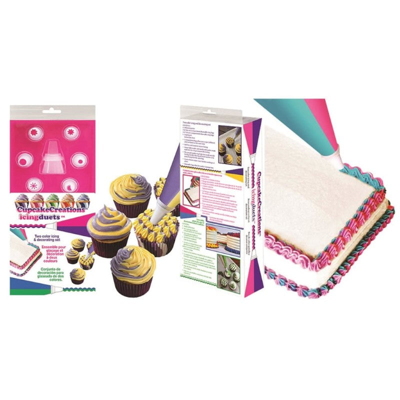 CUP CAKE CREATION 9900 ICING DUETS DECORATION SET