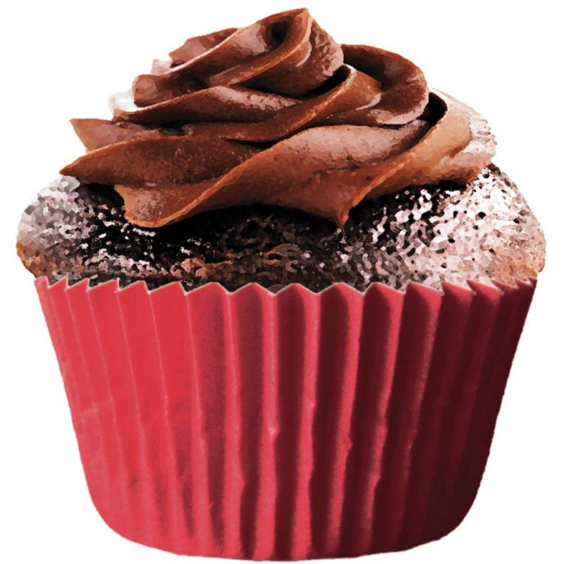 CUP CAKE CREATION MINI SOLID RED CUPCAKE 60PCS