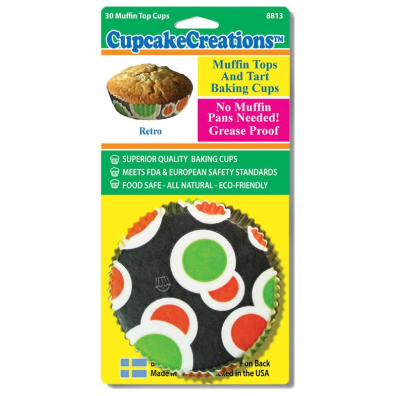 CUP CAKE CREATION RETRO TART CUPCAKE 30PCS