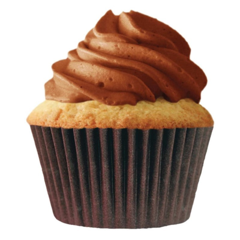 CUP CAKE CREATION SOLID CHOC BROWN CUPCAKE 32PCS