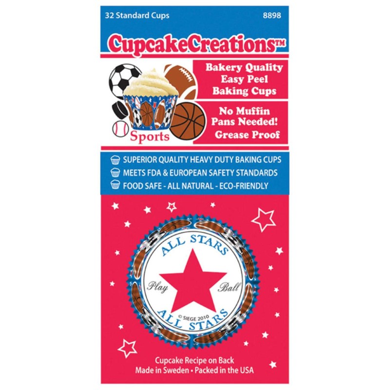 CUP CAKE CREATION STD ALL STARS CUPCAKE 32PCS