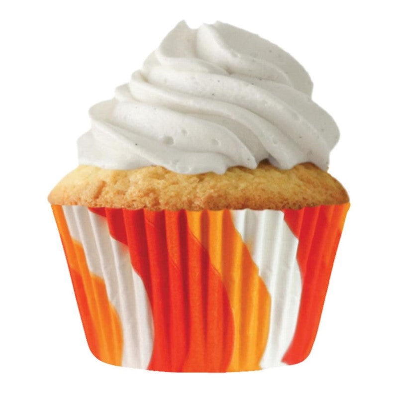 CUP CAKE CREATION STD ORANGE CIRCLE CUPCAKE 32PCS