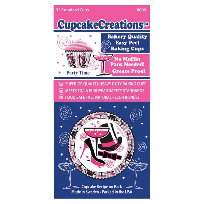 CUP CAKE CREATION STD PARTY TIME CUPCAKE 32PCS