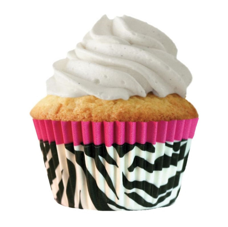 CUP CAKE CREATION STD PINK ZEBRA CUPCAKE 32PCS