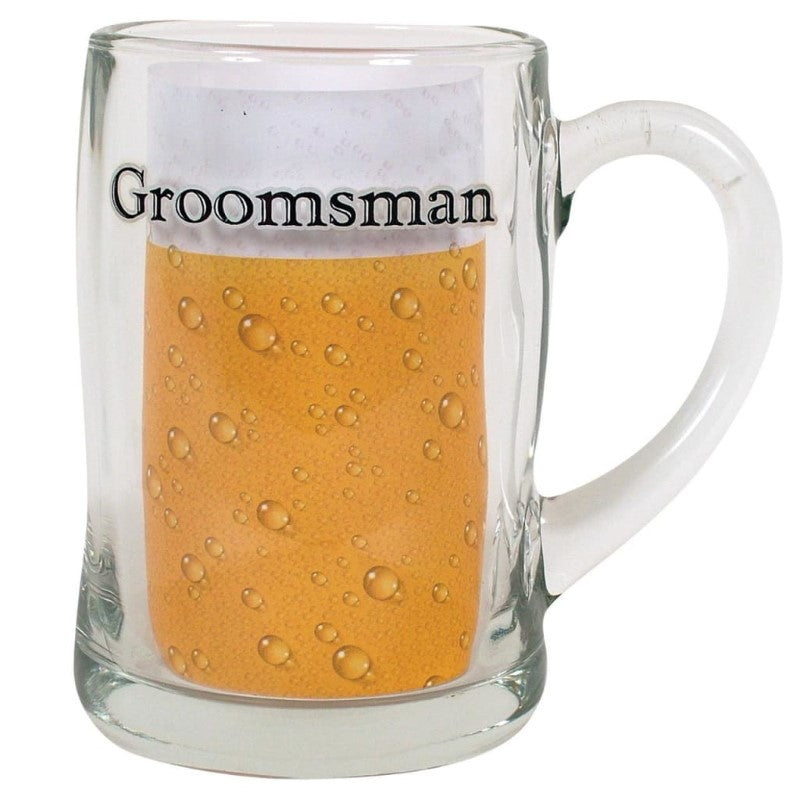 COYOTE GROOMSMAN BLK ETCH 400ML MUG BOXED