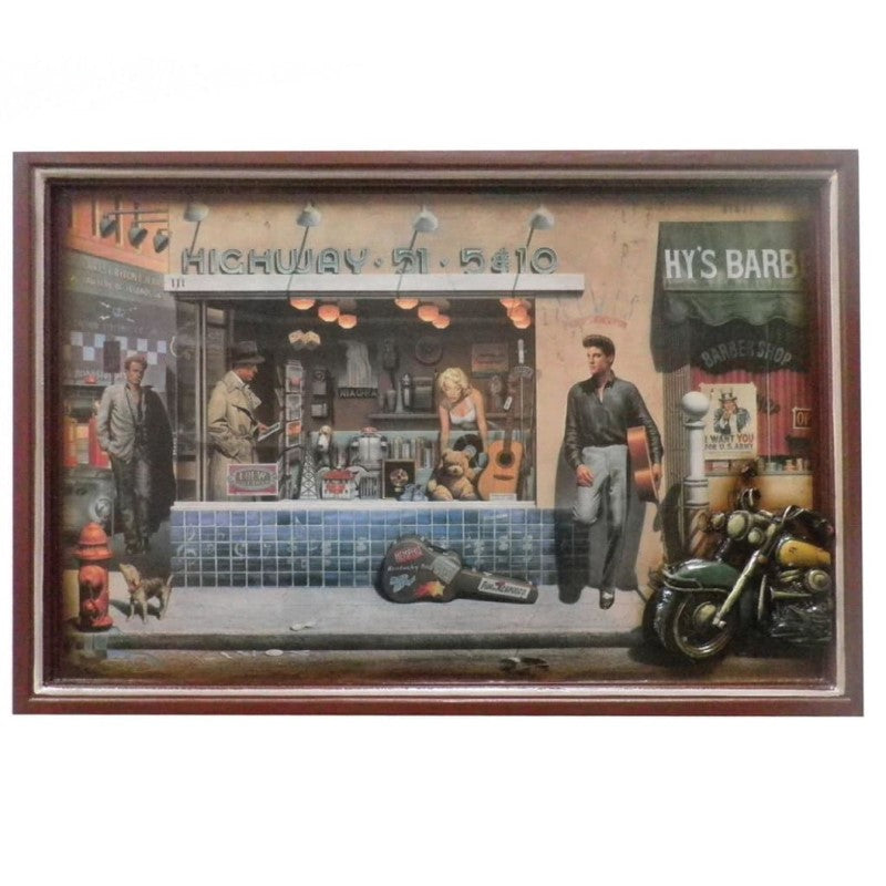 COYOTE WALL PLAQUE LEGENDS DINER