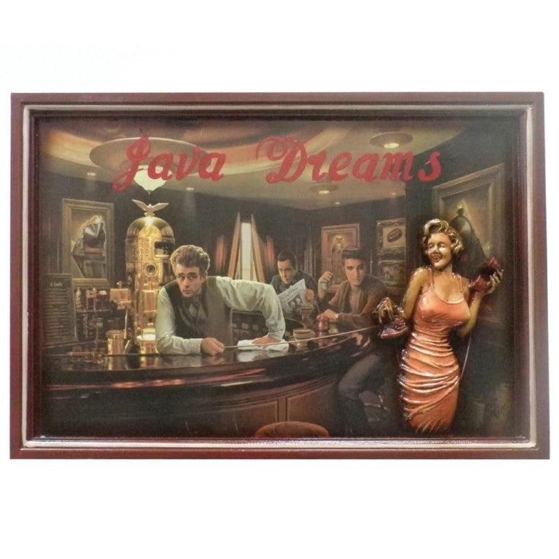 COYOTE WALL PLAQUE JAVA DREAMS