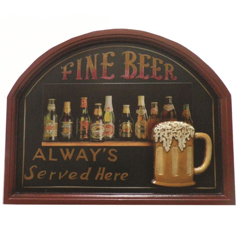 COYOTE WALL PLAQUE FINE BEER