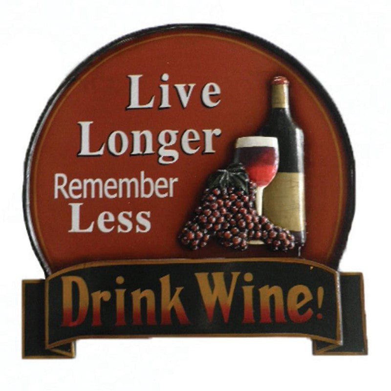 COYOTE WALL PLAQUE LIVE LONGER