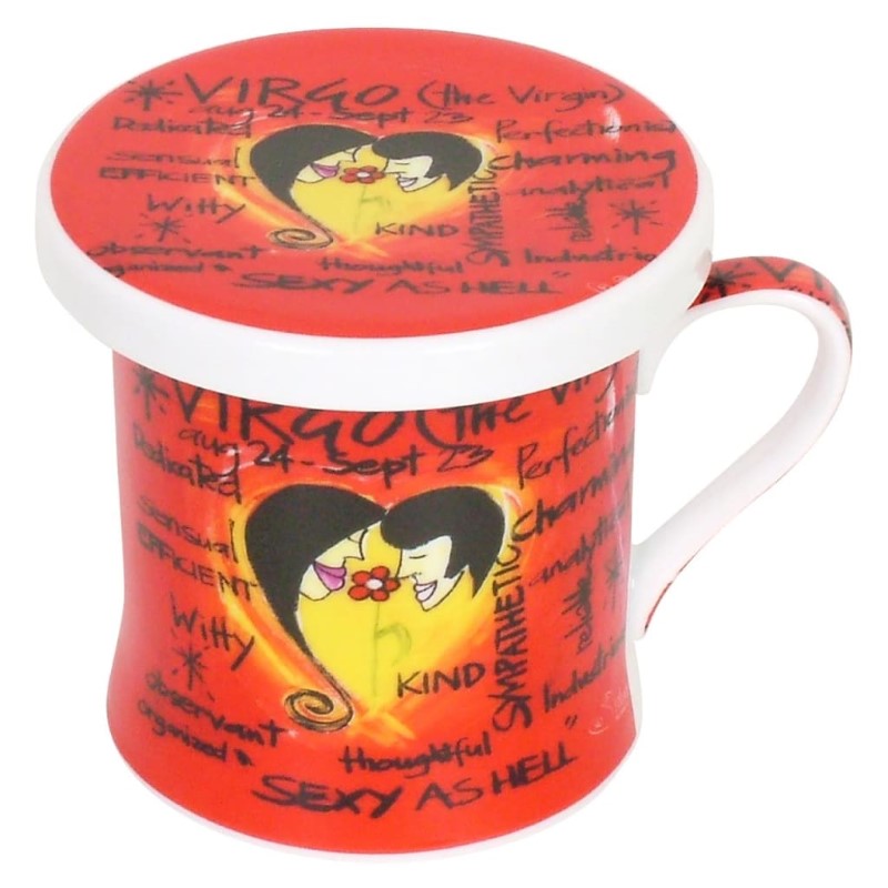 COYOTE ZODIAC MUG & COASTER - VIRGO