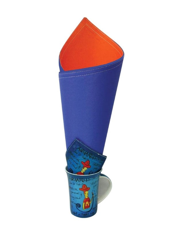 COYOTE ZODIAC PLACEMAT/MUG/COASTER - AQUARIUS