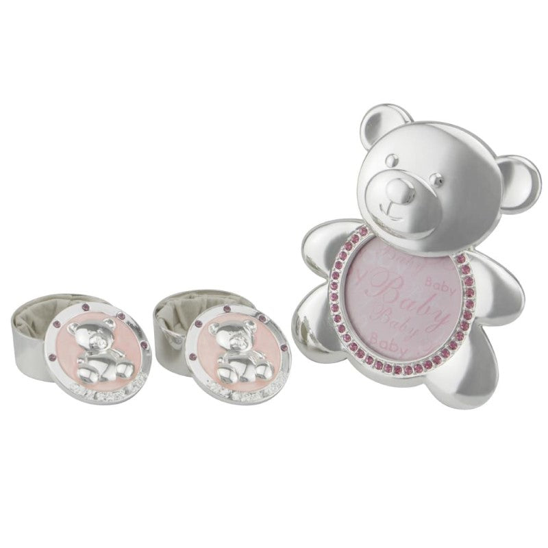 DAKOTA BABY 3PC FRAME SET PINK