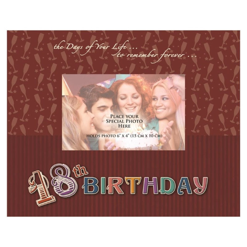 DAKOTA GLASS FRAME 18TH BIRTHDAY