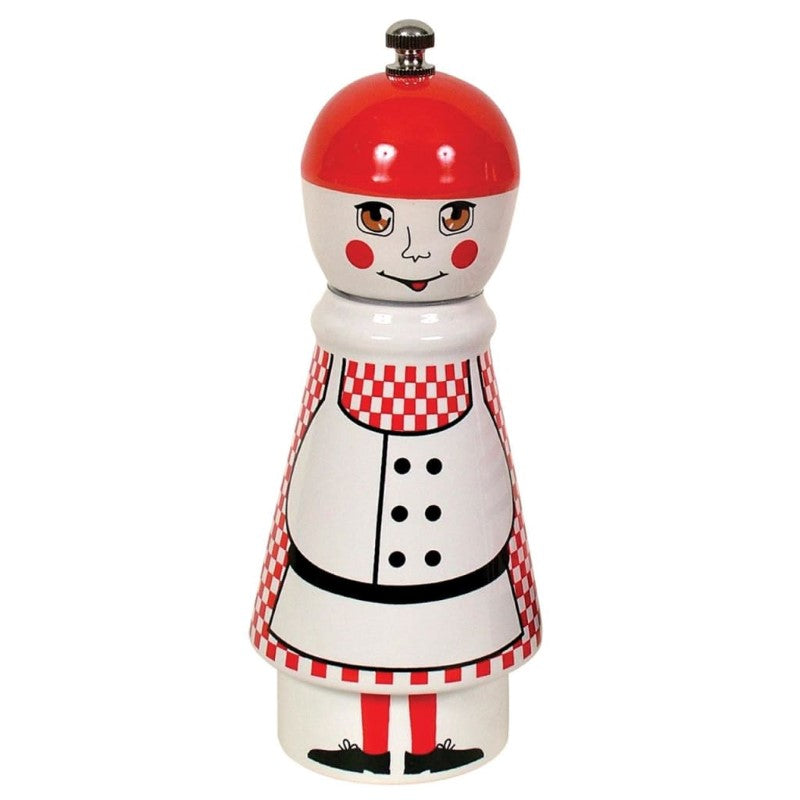 DAKOTA SMALL PEPPER MILL GIRL RED HAT