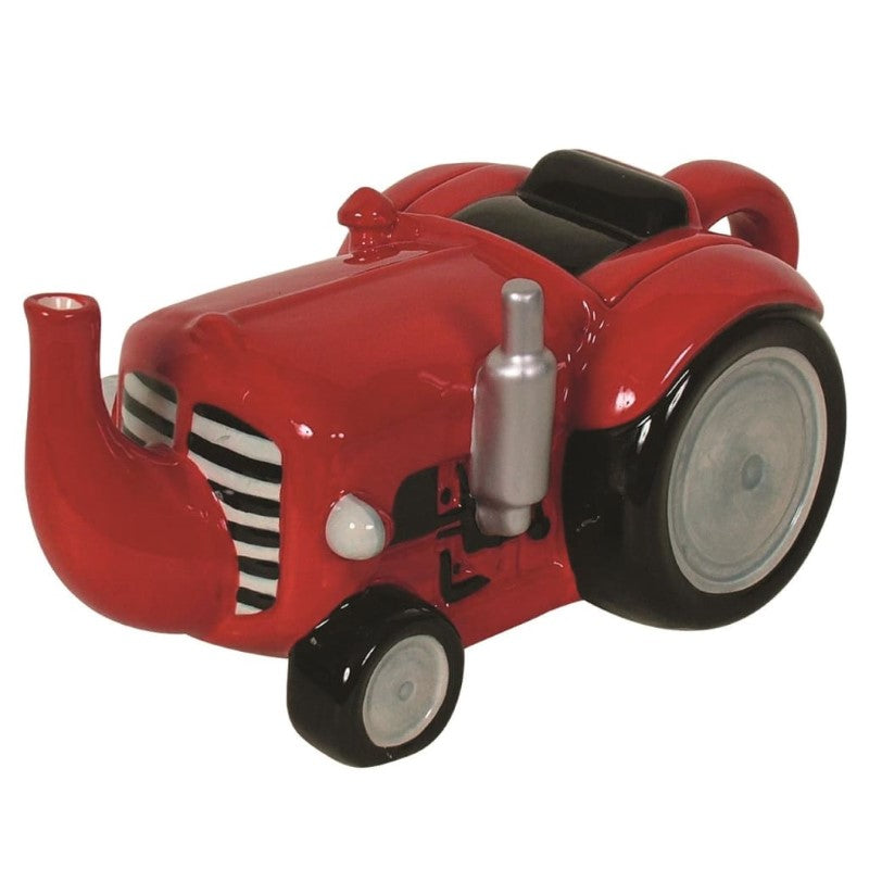 DAKOTA TRACTOR TEAPOT RED