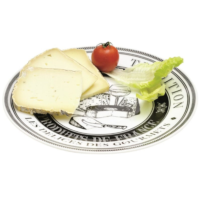 DAKOTA GOURMET DESSERT PLATES ASSTD 4PCE SET