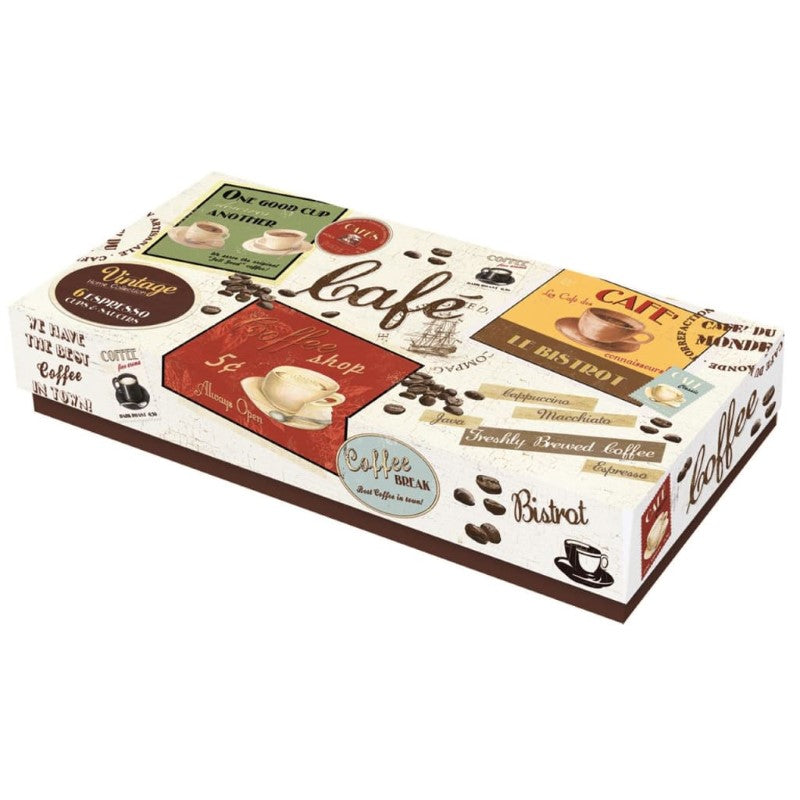 DAKOTA VINTAGE EXPRESSO CUP/SAUCERS 6PCE SET