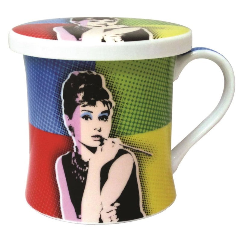DAKOTA POP ART MUG & COASTER - AUDREY HEPBURN
