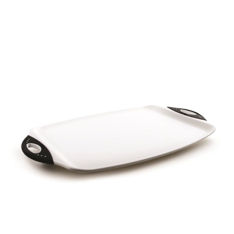 CHOP & SERVE BOARD WHITE/BLK