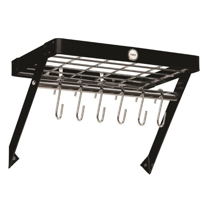 METRO WALL RACK BLACK METAL