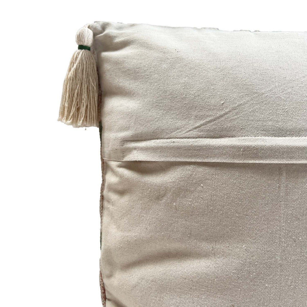 Cushion - ARTISAN BLOCK PRINTED CUSHION - BLUSH 50x50CM